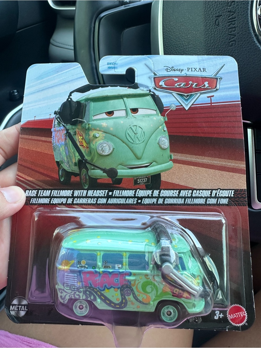 Disney Green Fillmore Race Team Van with Headset